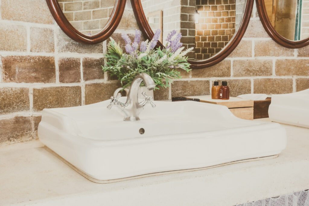 antique bathroom vanity