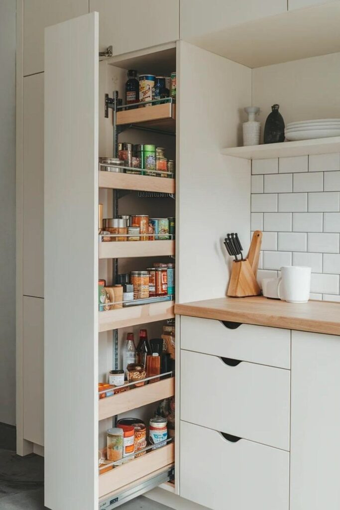 Add Pull-Out Cabinet Organizers