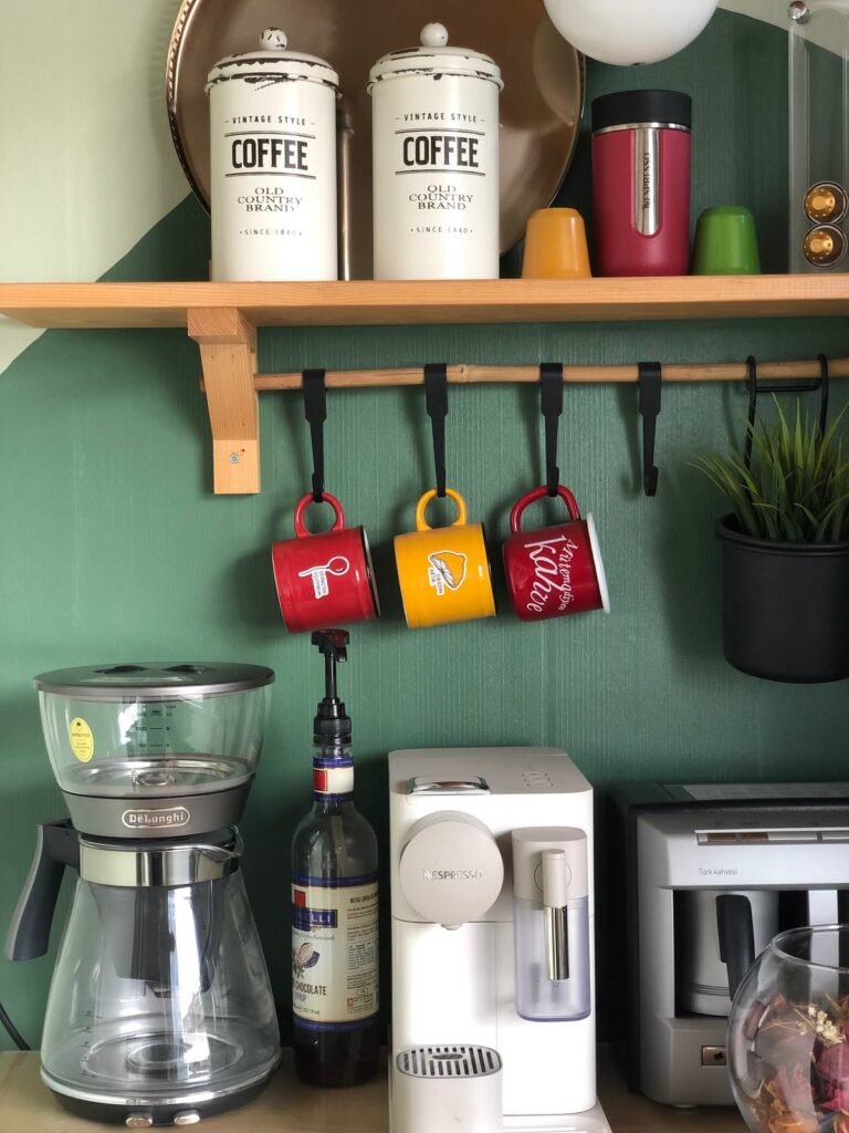 Create a Coffee Station in a Small Corner