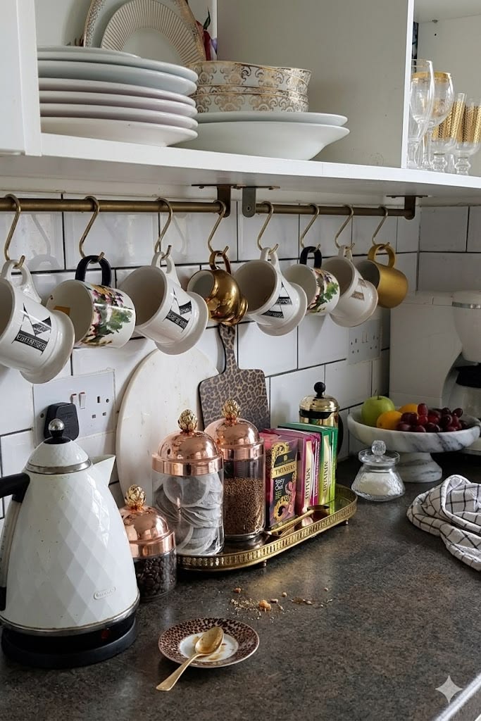 Hang Mugs Under Cabinets
