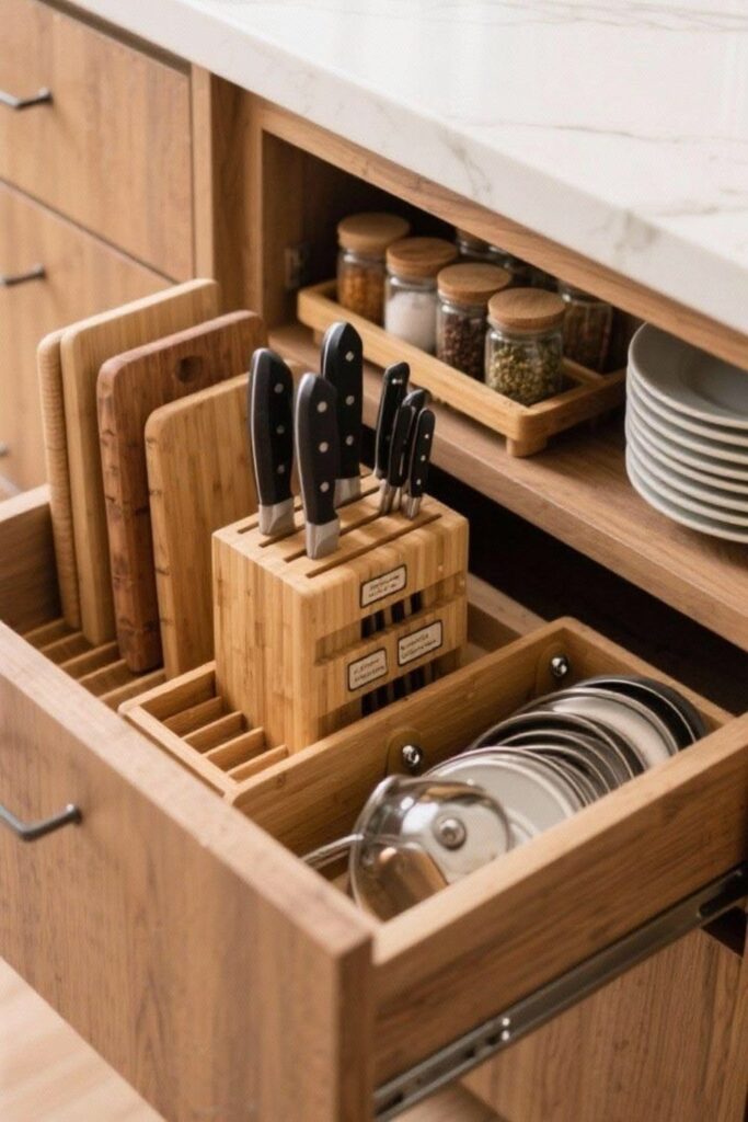 Organize Drawers with Adjustable Dividers