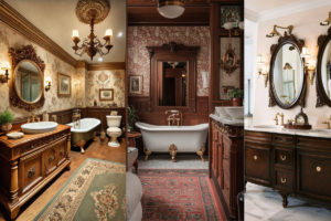 antique bathroom vanity