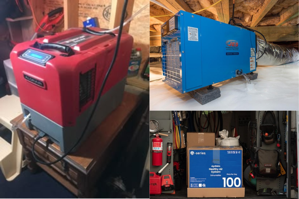 crawl space dehumidifier installation