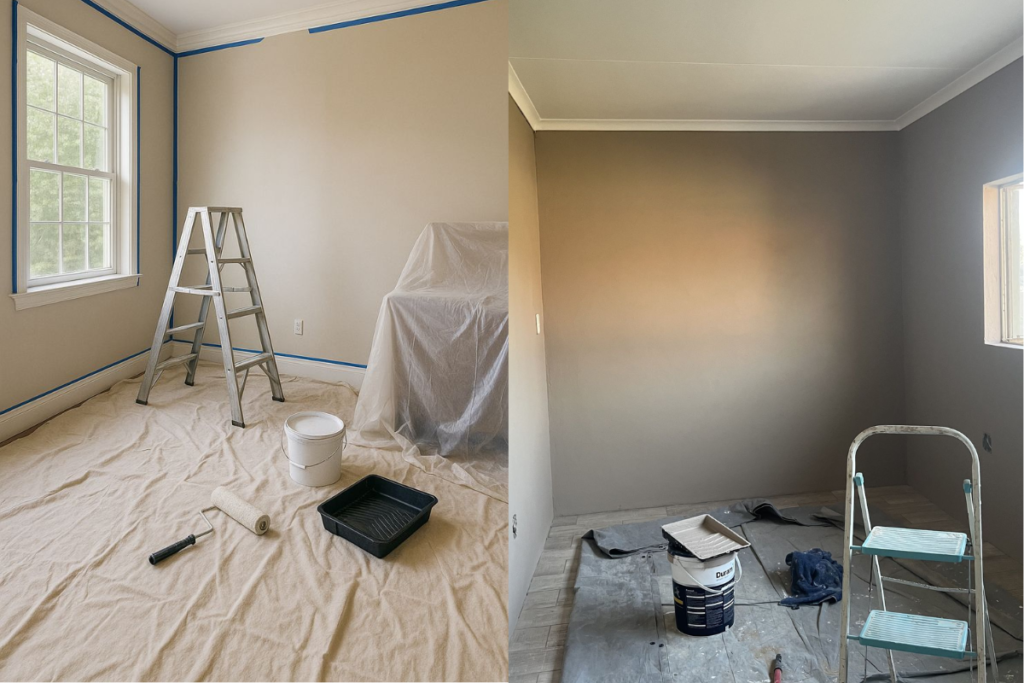 how to paint a room