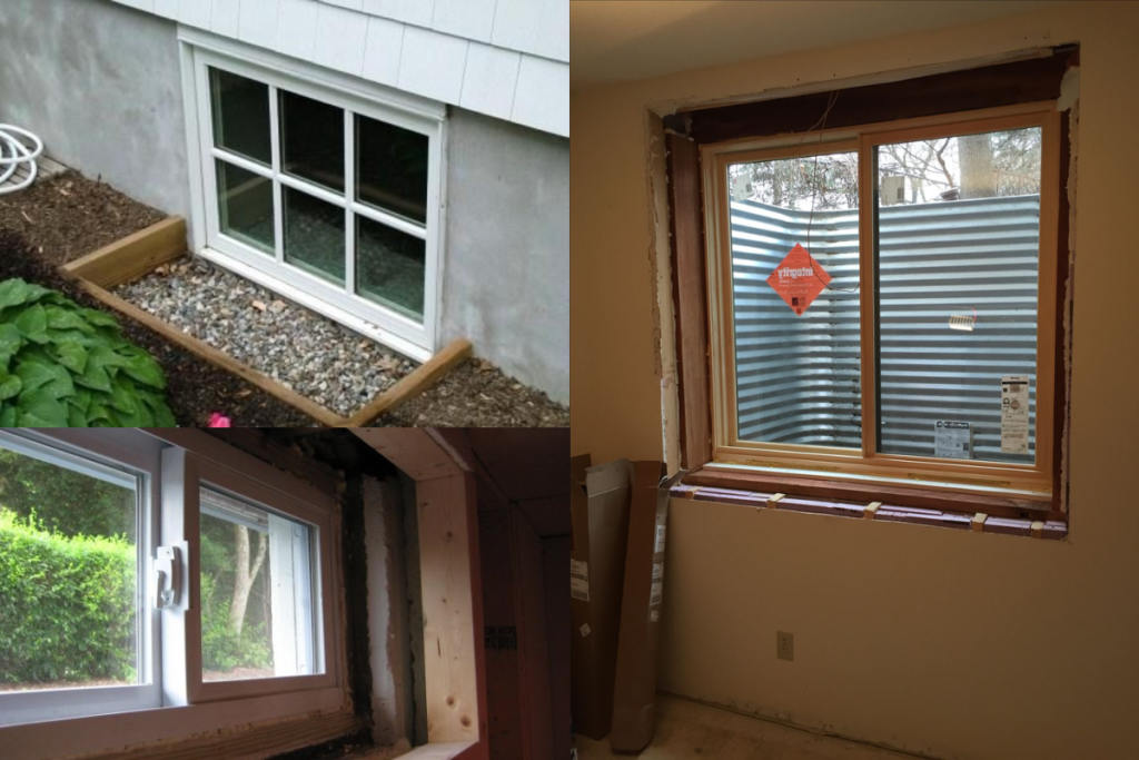 basement windows leaking