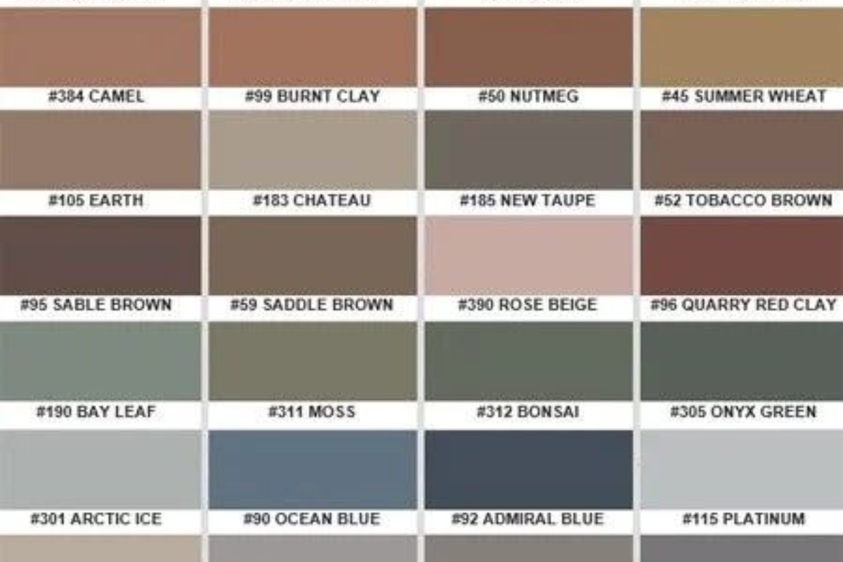 laticrete grout colors